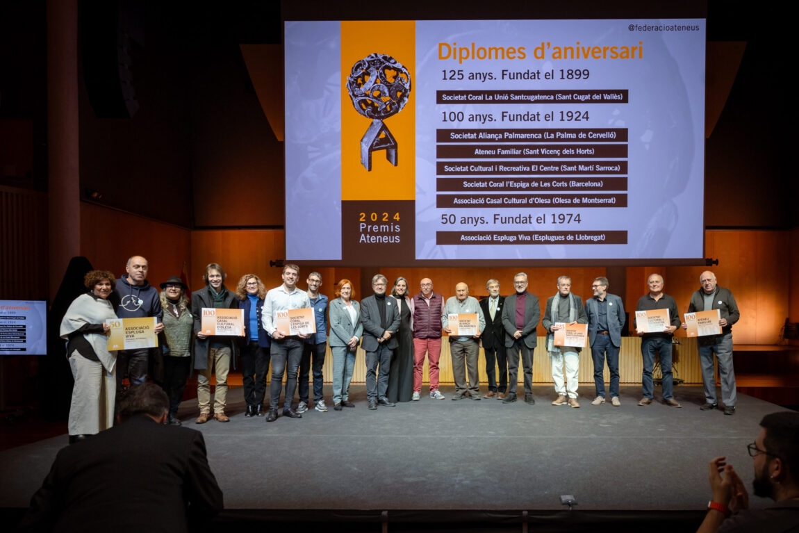 La FAC impulsa un nou ajut per als ateneus que celebren aniversaris destacats