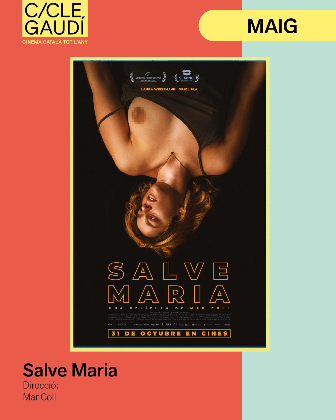 ‘Salve Maria’ és la pel·lícula del mes de maig del Cicle Gaudí