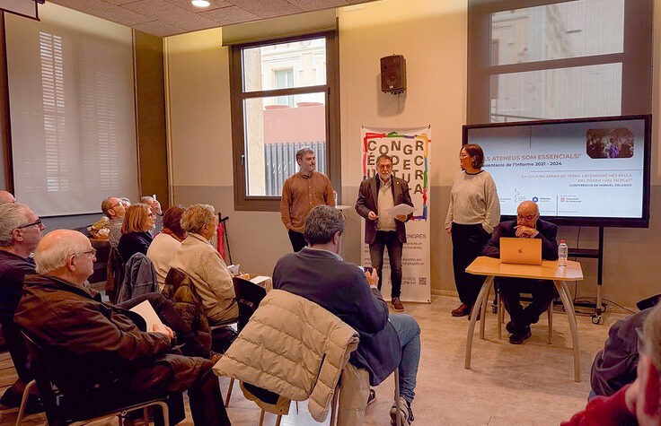 La FAC presenta a l’Ateneu Igualadí l’informe final del projecte “Els Ateneus Som Essencials!”