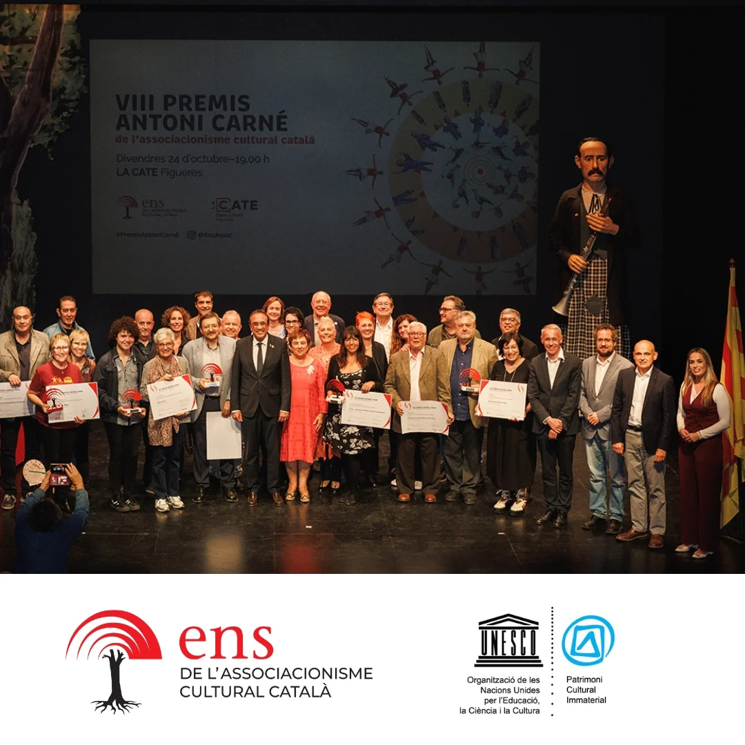 Reconeixement ateneístic als VIII Premis Antoni Carné de l’Associacionisme Cultural Català