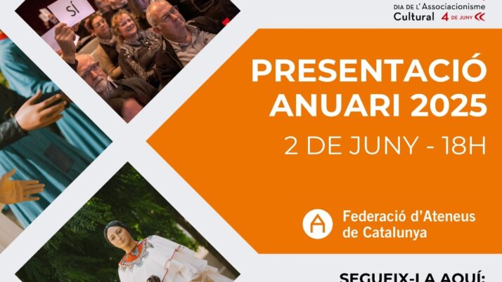 Presentació de l’Anuari 2025 de la Federació d’Ateneus de Catalunya