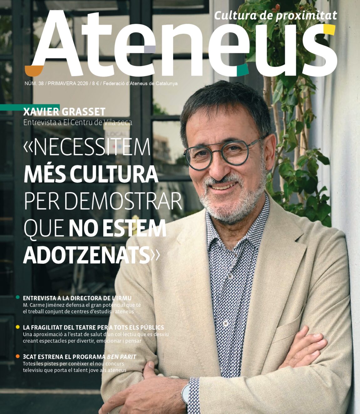 El número 38 de la revista ATENEUS, ben aviat a la teva entitat!