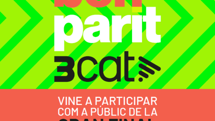 Vine a participar com a públic en el rodatge de la Gran Final del programa Ben Parit de 3Cat!