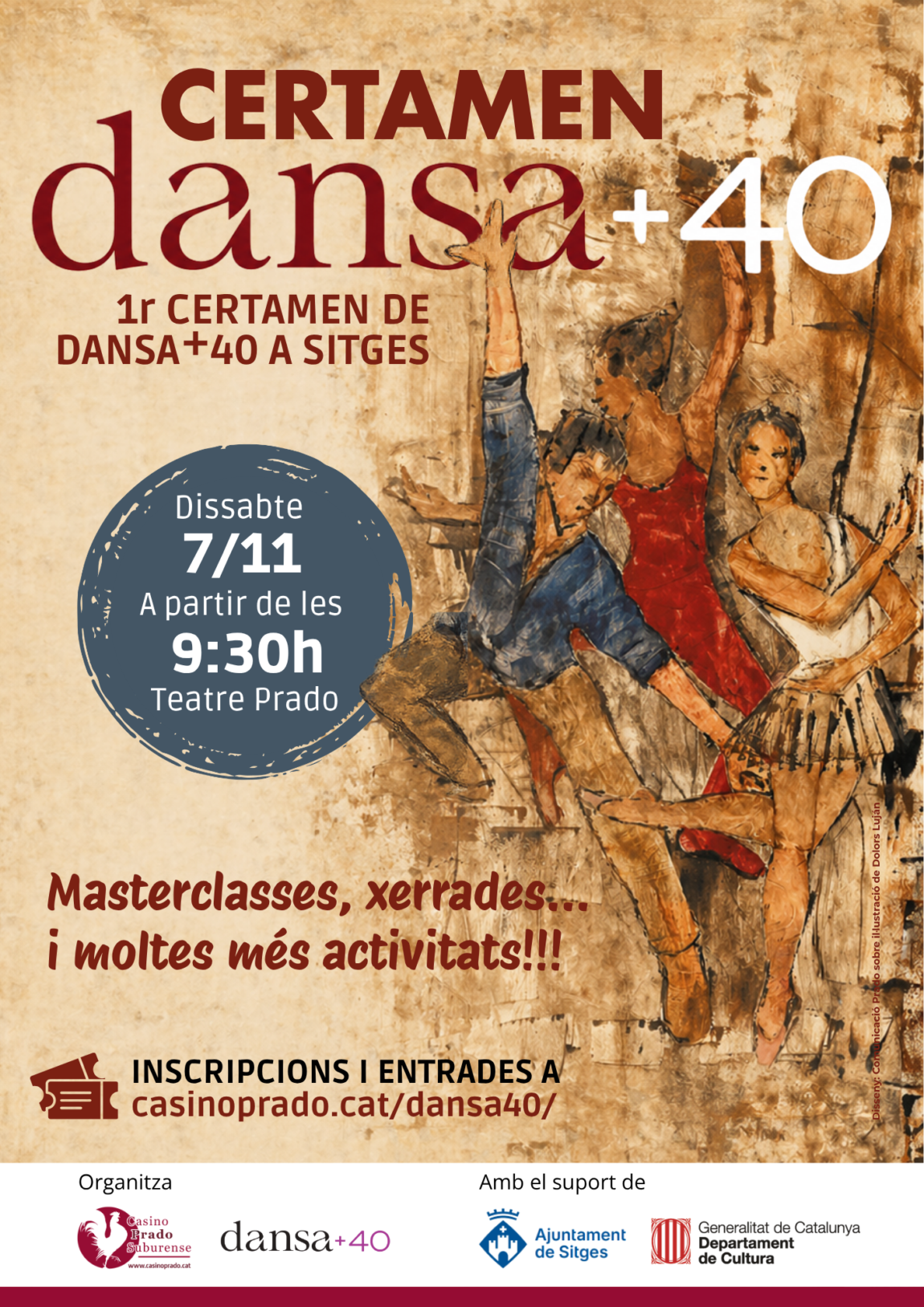 El Casino Prado Suburense impulsa el primer certamen de Dansa +40 a Sitges