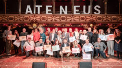 Celebrada la gala de la 36a edició dels Premis Ateneus a la Sala La Paloma