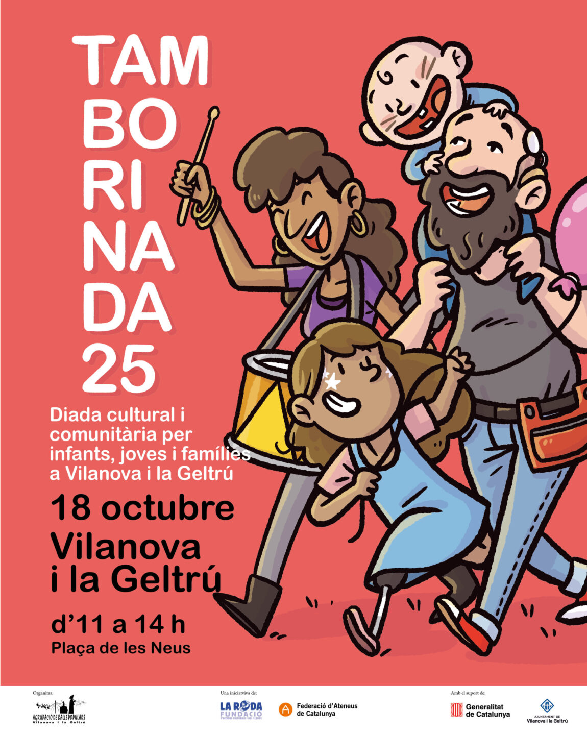 Vilanova i la Geltrú acollirà la propera Tamborinada de l’any