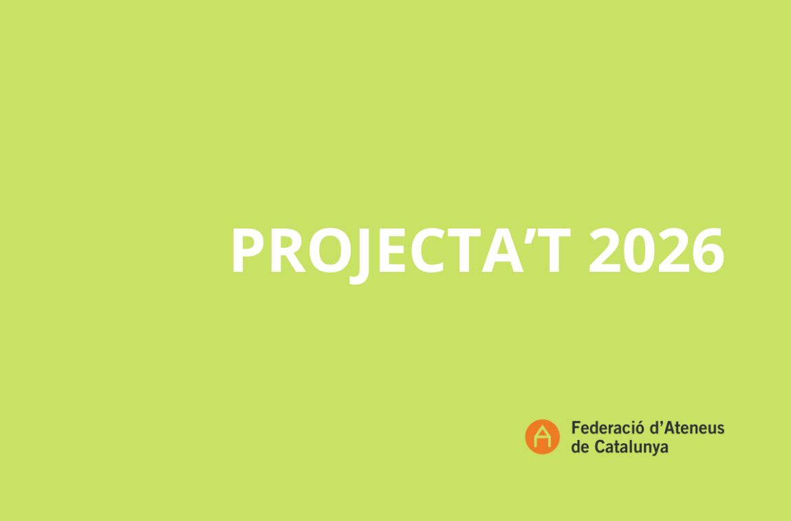 Resolució de la convocatòria Projecta’t – Projectes d’Ateneus 2026
