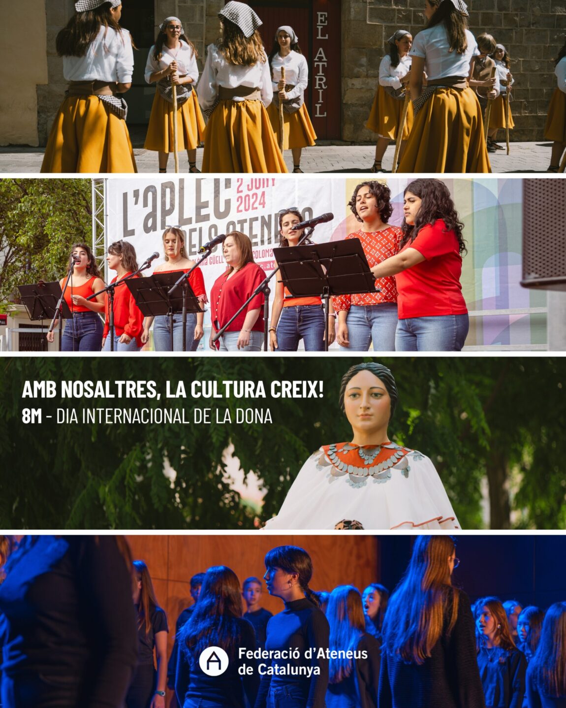 El 8M als ateneus: cultura, lideratge i transformació social