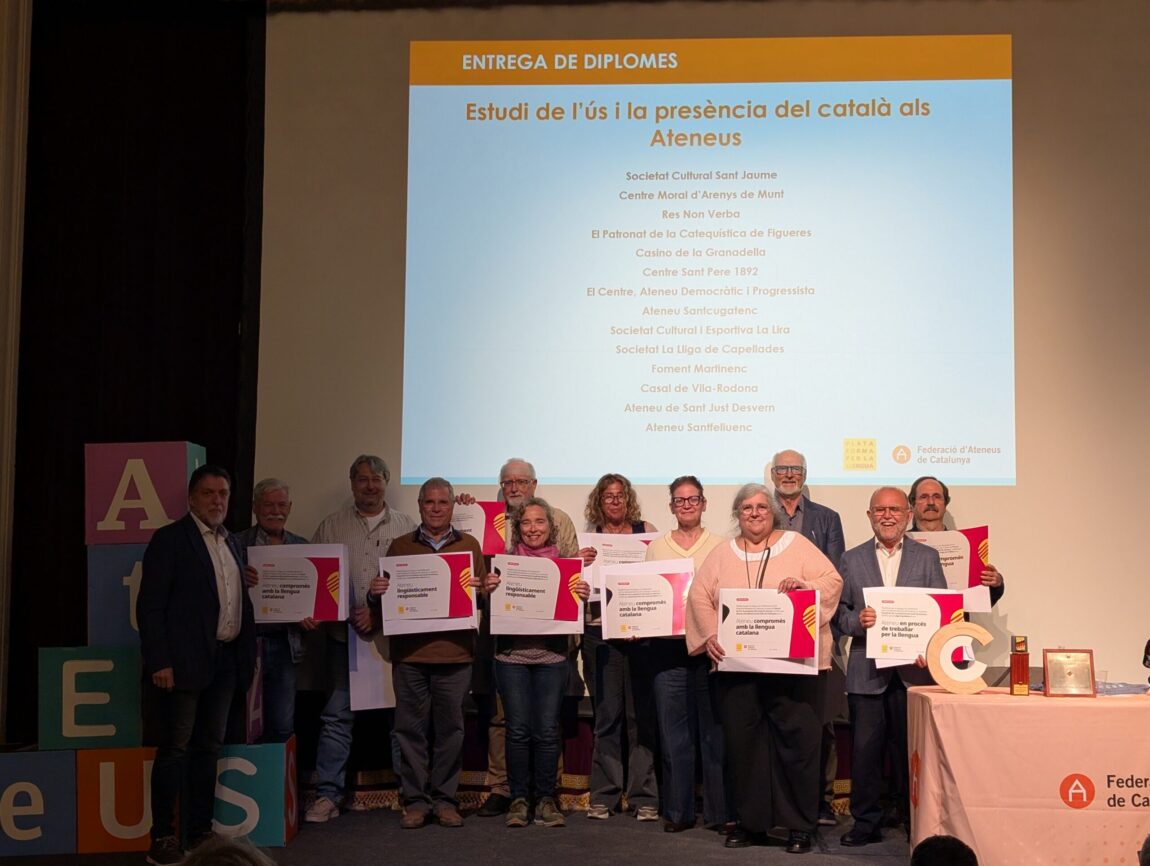 La Federació d’Ateneus i Plataforma per la Llengua impulsen noves activitats pel foment de l’ús del català als Ateneus