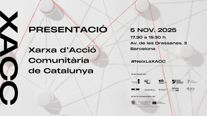 Presentació de la Xarxa d’Acció Comunitària de Catalunya (XACC) el 5 de novembre