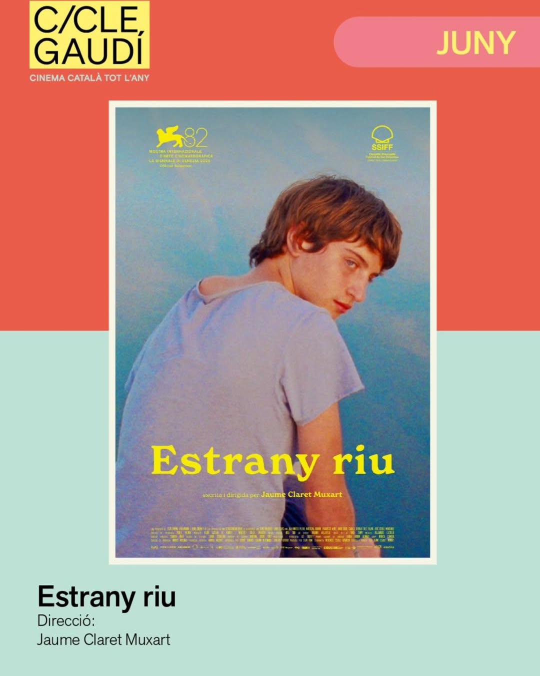 ‘Estrany riu’ és la pel·lícula del mes de juny del Cicle Gaudí