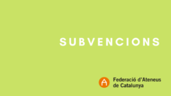 NOVES SUBVENCIONS Diputació de Barcelona