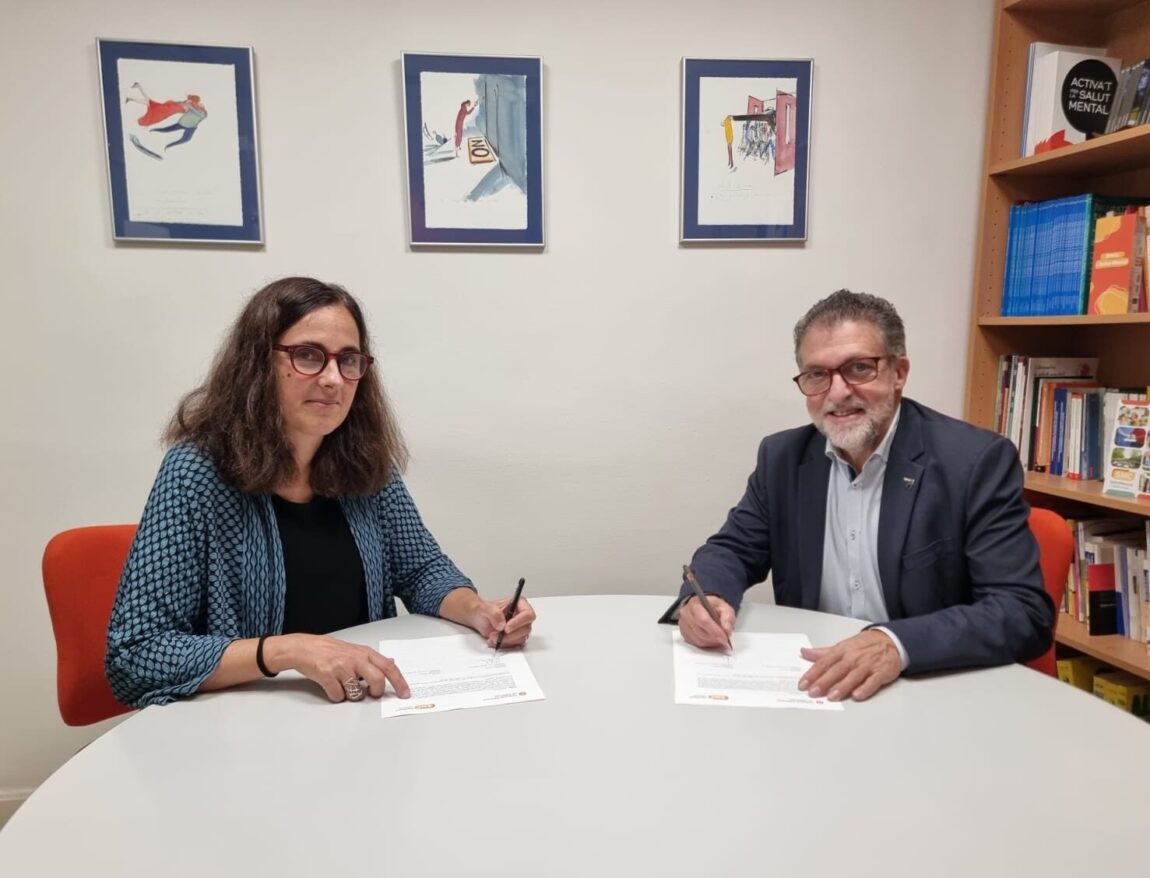 Signem un conveni amb la Federació Salut Mental Catalunya per promoure la inclusió i la salut mental als ateneus
