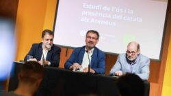 La diagnosi sobre l’ús del català als ateneus avala el compromís lingüístic de les entitats