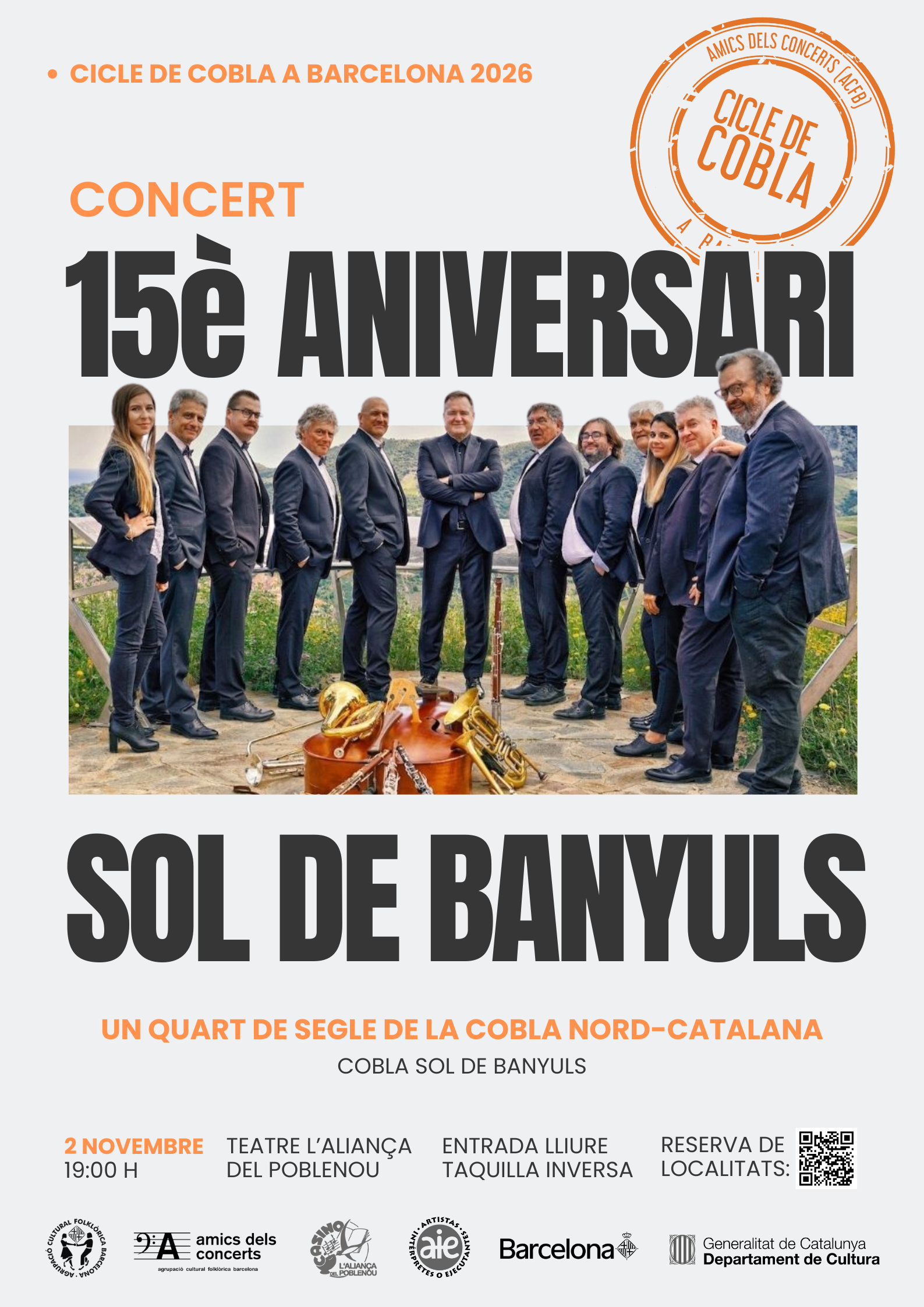 15è ANIVERSARI DE LA COBLA SOL DE BANYULS