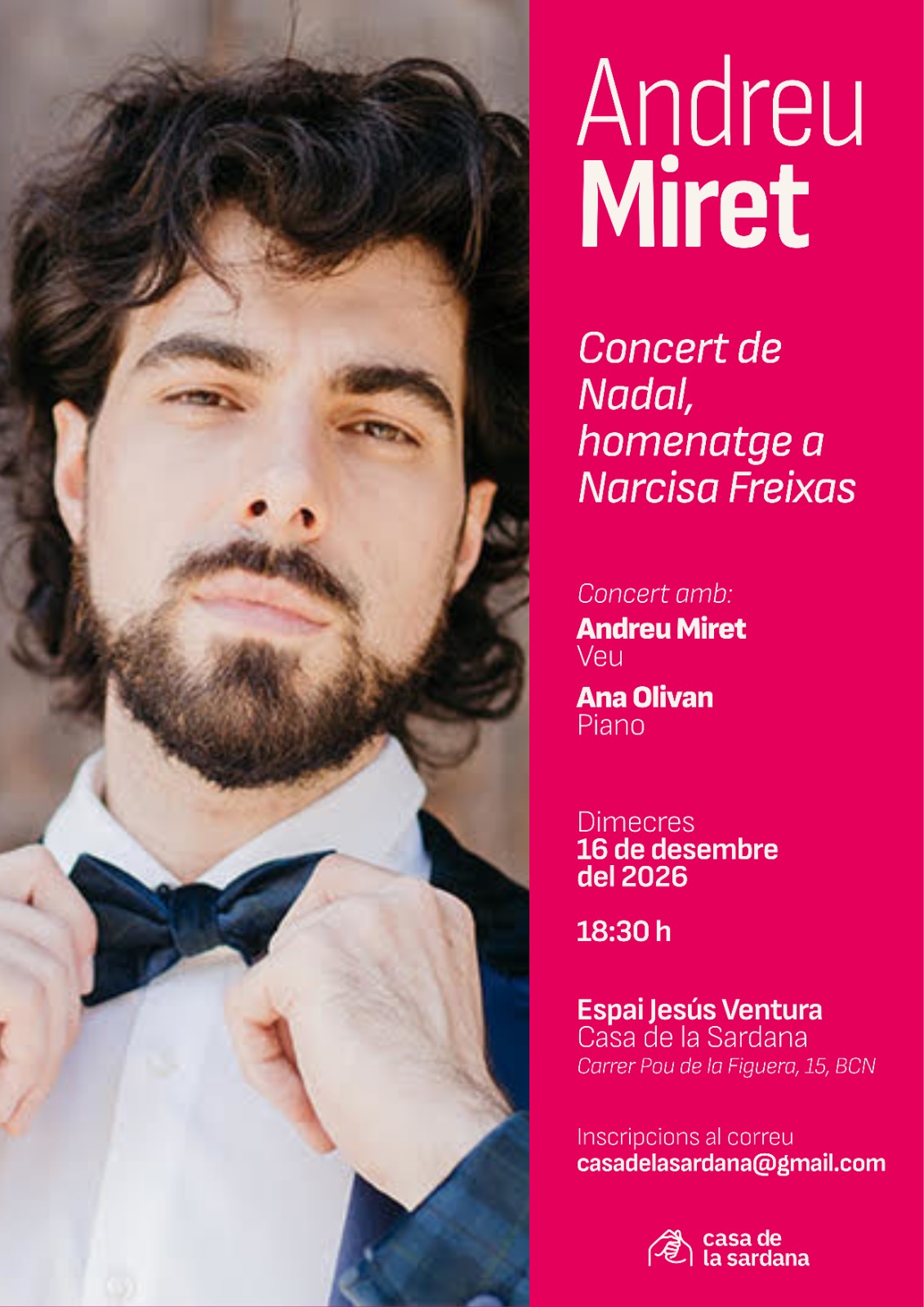 Concert de Nadal - Homenatge a la compositora Narcisa Freixas