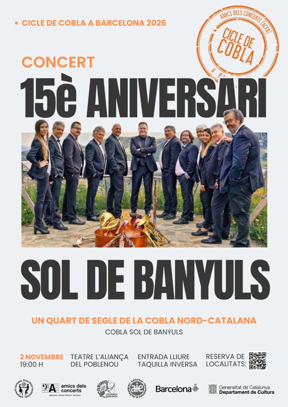 15È ANIVERSARI COBLA SOL DE BANYULS – CICLE DE COBLA