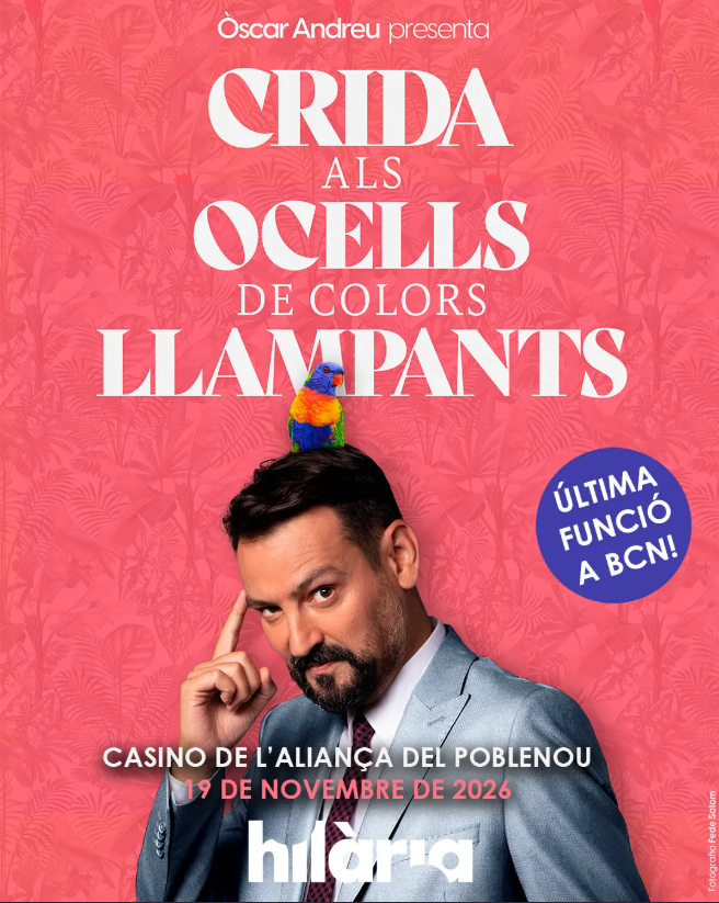 Òscar Andreu – Crida als ocells de color llampants.