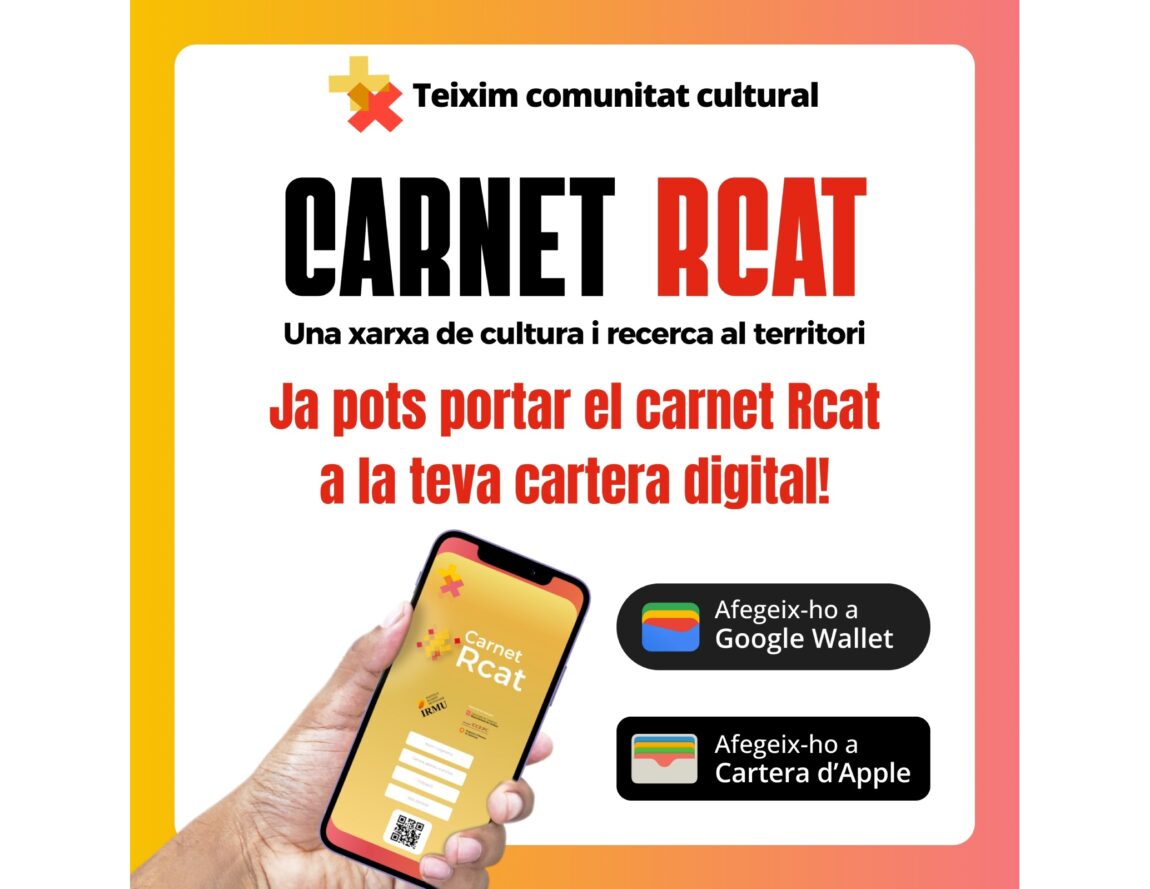 El Carnet Rcat, ara a la cartera digital del mòbil
