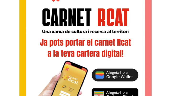 El Carnet Rcat, ara a la cartera digital del mòbil