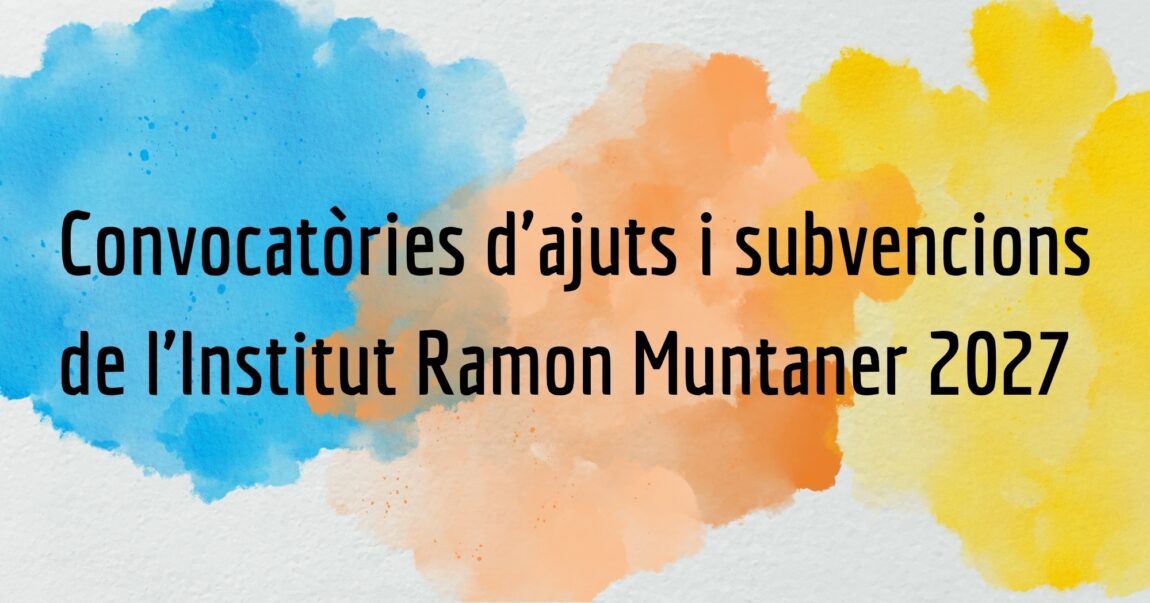 L’IRMU obre tres convocatòries d’ajuts per a projectes de recerca, activitats i publicacions